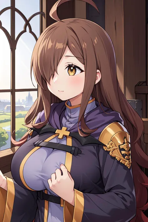 (masterpiece, best quality),  intricate details,
1girl,     <lora:wiz_(konosuba)_v1:0.8> aawiz, long hair, ahoge, hair over one eye, large breasts, robe, long sleeves
 <lora:hadesarmor_v5:0.8> hadesarmor, hadesbonearmor,  breastplate, spikes, pauldrons,