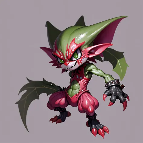 (masterpiece, best_quality, ultra-detailed, immaculate:1.3), epic, illustrationan bloodstone crystal gremlin, concept art, grey background, plain background<lyco:EnvyMonster01:1><lora:EnvyCuteMix11:1>