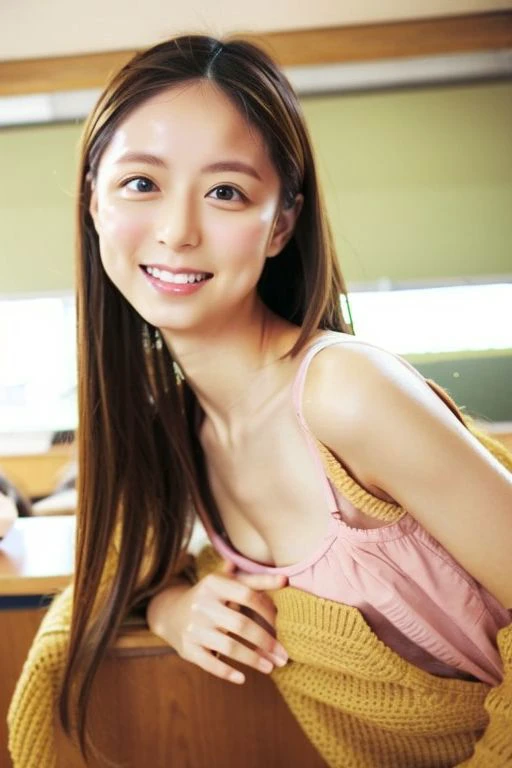 Classroom , Summer, University Teacher , office work formal dressing, Nsfw, A small breasts dark blonde hair asian Woman  ,fair skin, fFaceDetail , HDR,  normal body ratio, masterpiece, panties, nice ankles, small breasts, flat chest Different focal distance , Different poses