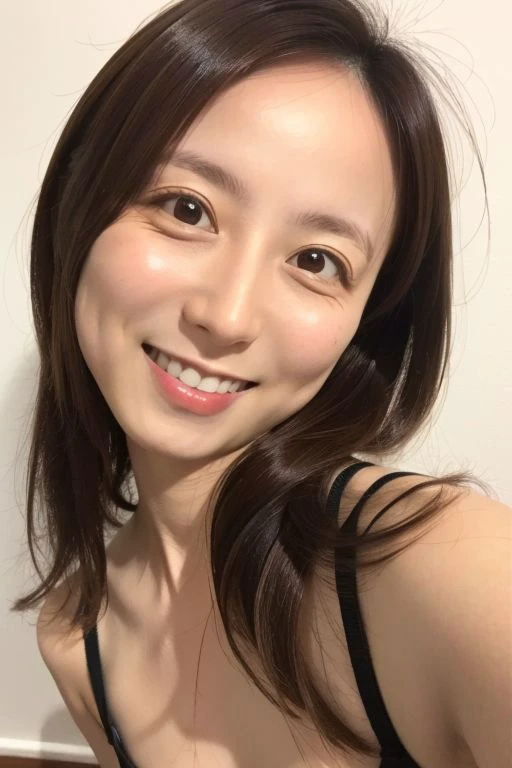 Nsfw, A small breasts light brown hair asian Woman, bestquality, photo realistic portrait , fair skin, small breasts