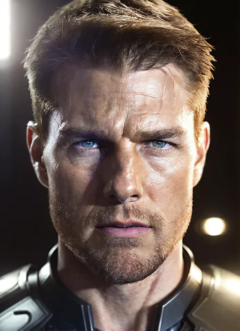 <portrait of sks person as thor, masculine, epic > (photo, studio lighting, hard light, sony a7, 50 mm, hyperrealistic, big depth of field, mate skin, pores, wrinkles, concept art, colors, hyperdetailed, hyperrealistic), <lora:locon_tomcruise_v1_from_v1_64_32:1.25>