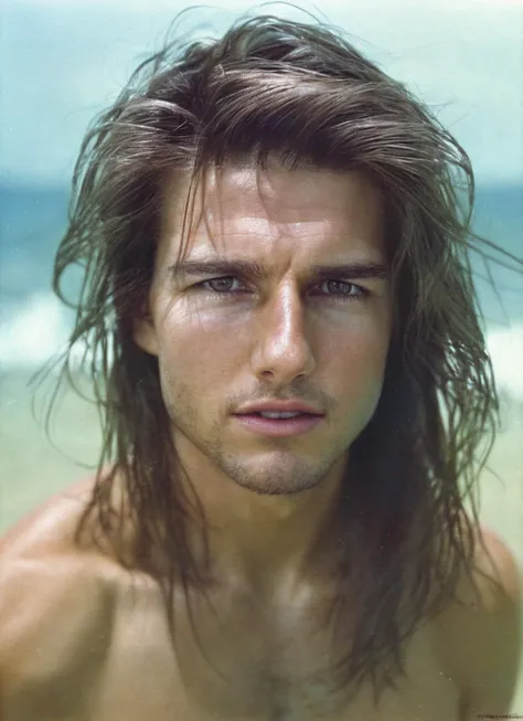 photo of beautiful sks person, hyper realistic photograph, detailed face,film grain, Kodak portra 800, f1.8, intricate, at the beach, <lora:locon_tomcruise_v1_from_v1_64_32:1.25>