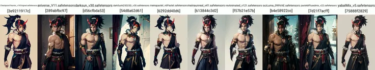 (masterpiece, best quality:1.2), intricate details, <lyco:GoodHands-beta2:1>, <lyco:snowmoonkayn_lol-000020:1.0>, snowmoonkayn, 1boy, asymmetrical clothes, single bare shoulder, heterochromia, horns, headband, black hair, scar, ponytail, fur trim