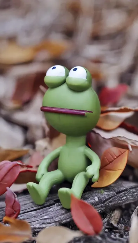 <lora:DD-toy-v2:1> toy fall autumn pepe
