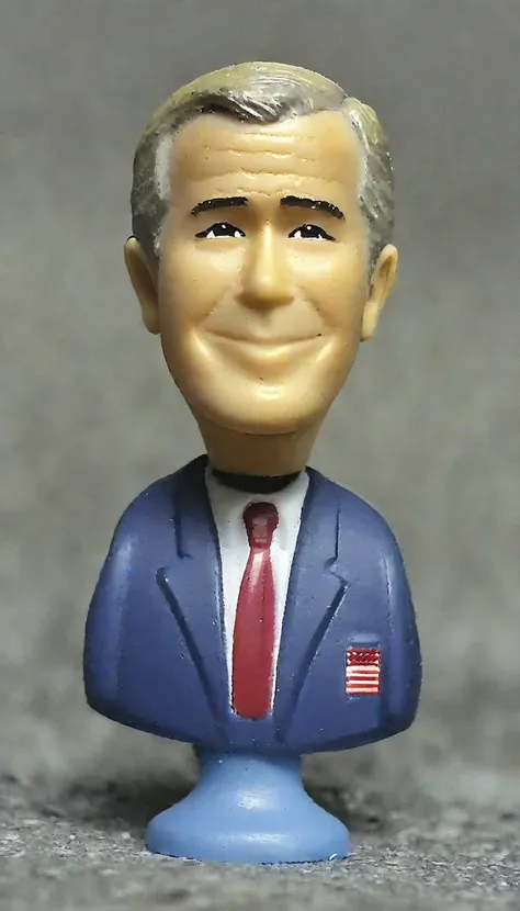 <lora:DD-toy-v2:1> toy, photo George w bush mission accomplished