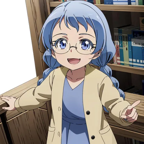 masterpiece,highres,high quality,extremely detailed,solo,
<lora:NinaRantz001:0.7>,smile,open mouth,
NinaRantz,1littlegirl,
twin braids,child,
glasses,
blue dress,white jacket,
pantyhose,