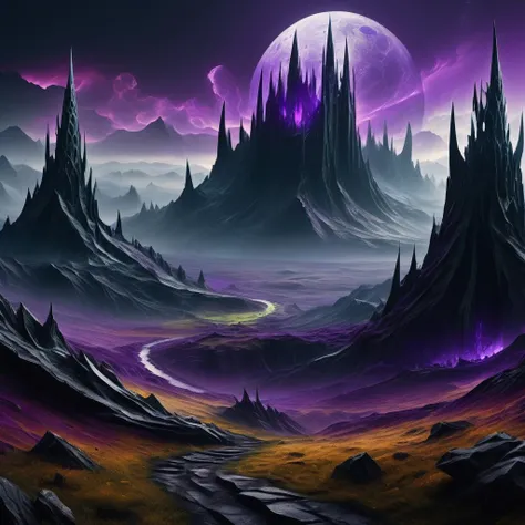 ((realistic,digital art)), (hyper detailed),DonMD4rk3lv3sXL Mythical Landscapes Plateau <lora:DonMD4rk3lv3sXL_v1.2-000012:0.8>