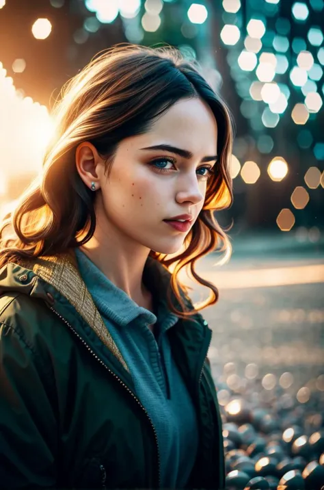 an awarded profesional photography of 1girl  AM076_Nessie  (pale white skin), beautiful silver eyes,)  herringbone braid curly hair dark red  with forehead protector  with yugake jacket  extroverted,she make crossing ankles  tie clip  in a on a quiet, moonlit beach with the tide gently lapping at the shore , in spring Denis Villeneuve  Practical Lighting,(epic scene:1.3),ultradetialed character with perfect face,detailed skin,(ultrasharp:1.3),(masterpiece:1.1),best quality ,(photorealistic:1.2),ultrarealistic,realistic ultradetailed character,4k perfect quality,cowboy shot<lyco:GoodHands-beta2:1>Magnificent,Imperceptible detail,Intricately designed, <hypernet:sxzBloom_sxzBloom:0.6> hotify <lora:æåV1 style:0.72> nvshen, glass,broken glass,sunlight,,glass,broken glass,sunlight