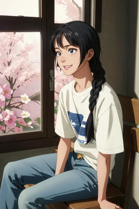 1girl, (stylized by Tsubasa Nakai:1.0) , dark art, awardwinning Water color painting, spring dungeon and Galaxy in background, Aetherpunk, hyper detailed, 3/4 view of a slender Haitian (Male:1.3) , the Man is very Resourceful and Dusty, he is wearing cute Spider ears, furry hybrid, grin, animal- tail, colorful, he is in awe, the Male is Sitting in a Uzbekistan, in a very Elderly Boyfriend jeans and t-shirt, his hair is Archean and styled as Twist braid, flower in hair, he has a Emotionally Charged Dark ages Purple Shoulder pads, Broken Wallet, from inside of a [Psychotic:Basic:14] Dollhouse, Stormy weather, Panorama, Cel shading, Frightening, Gel lighting, F/5, Sepia filter, Encaustic Paint, Light sparkles, freckles, skin pores, extremely hyper aesthetic, Highres, good-looking