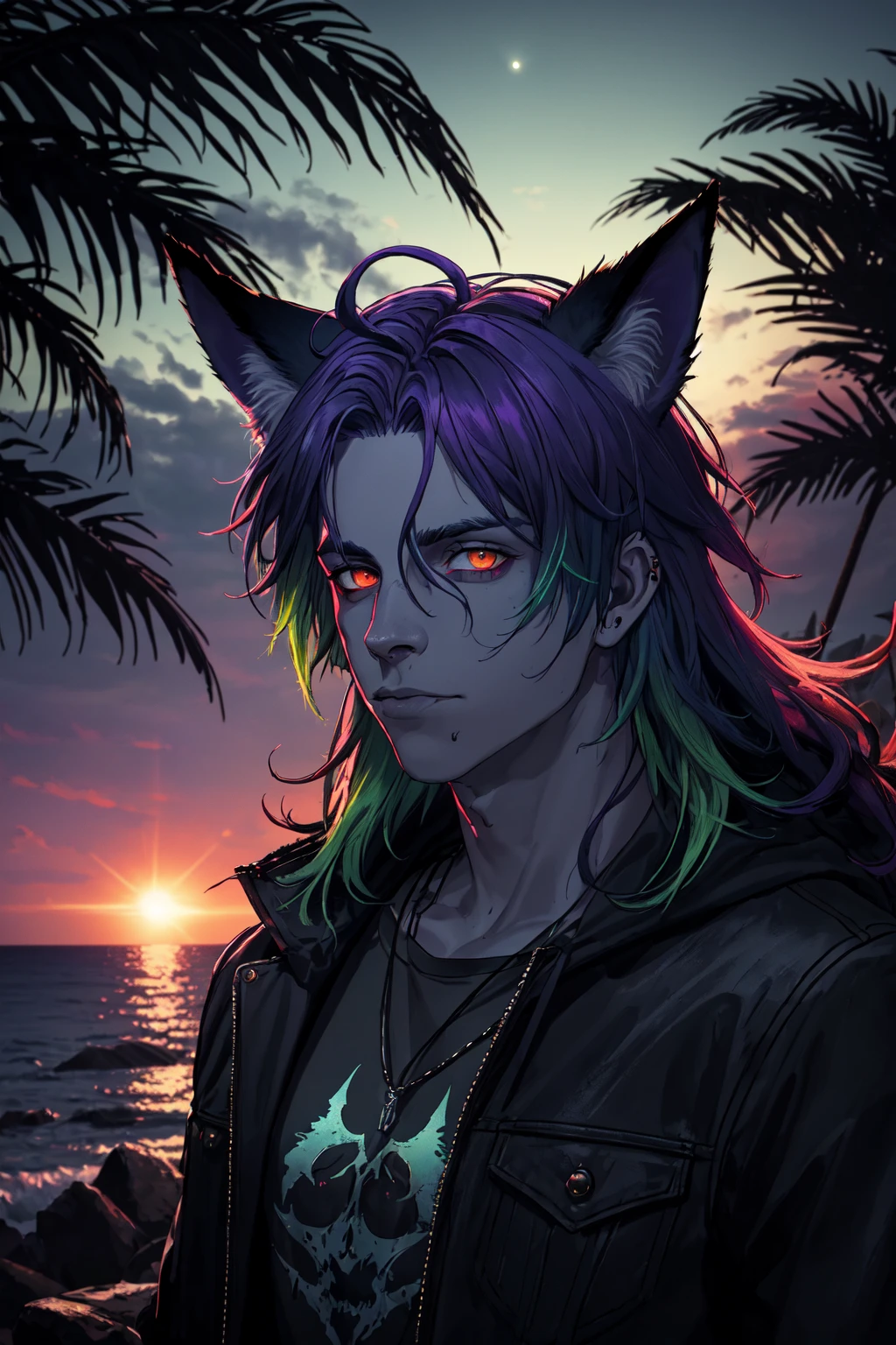 EarthFox OseaIslDUSK Ahoge-HornballFace DemonUnderWorld