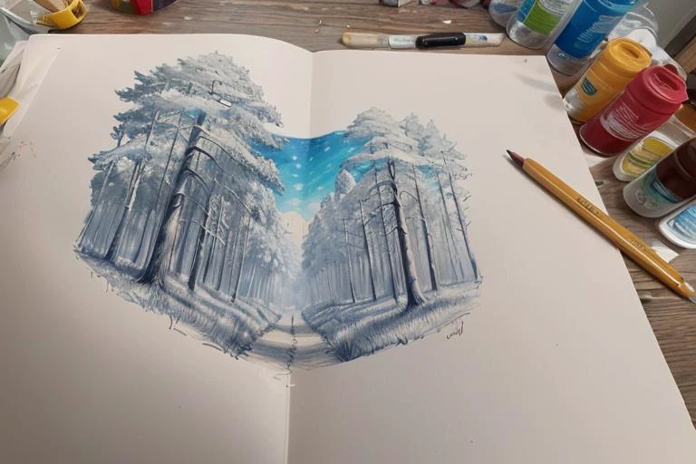 forest, hand-drawn art, Unpainted, <lora:mylora_shouhui:0.6> <lora:DI_belle_delphine_v1:0.8>