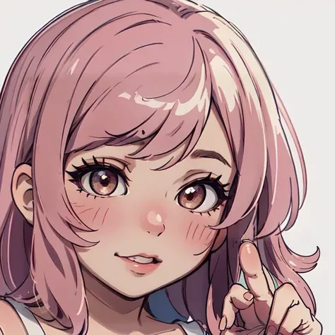 (masterpiece, best quality:1.1), (monochrome:0.7), 1girl, Belle Delphine, pink hair, face, close-up, hand-drawn art, Unpainted, white background, <lora:DI_belle_delphine_v1:0.8>, <lora:mylora_shouhui:1>