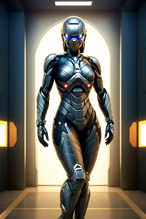 4K, Masterpiece, highres, absurdres,
woman wearing crNanosuit, solo, 1girl, standing, full body, femalefocus, science fiction, arms at sides, open hands
<lora:crNanosuit:0.55>
