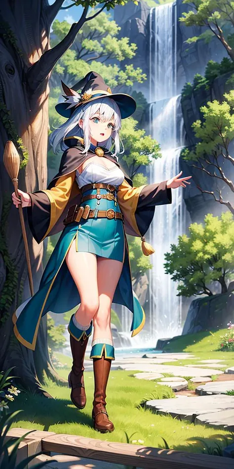 <lora:Shirakami Fubuki Hololive:1>, photo of shirakami fubuki,
(detailed eyes), (masterpiece), (best quality), (ultra-detailed), (((1girl))), (((solo))), forest, tree, fox, fantasy, flying, broom, night sky, outdoors, magic, spells, stars, clouds, fall water, wind, hair, cape, hat, boots, broomstick, glowing, mysterious, enchanting, whimsical, playful, adventurous, freedom, wonder, imagination, determination, skill, speed, movement, energy, realism, naturalistic, figurative, representational, beauty, fantasy culture, mythology, fairy tales, folklore, legends, witches, wizards, magical creatures, fantasy worlds, composition, scale, foreground, middle ground, background, perspective, light, color, texture, detail, beauty, wonder.