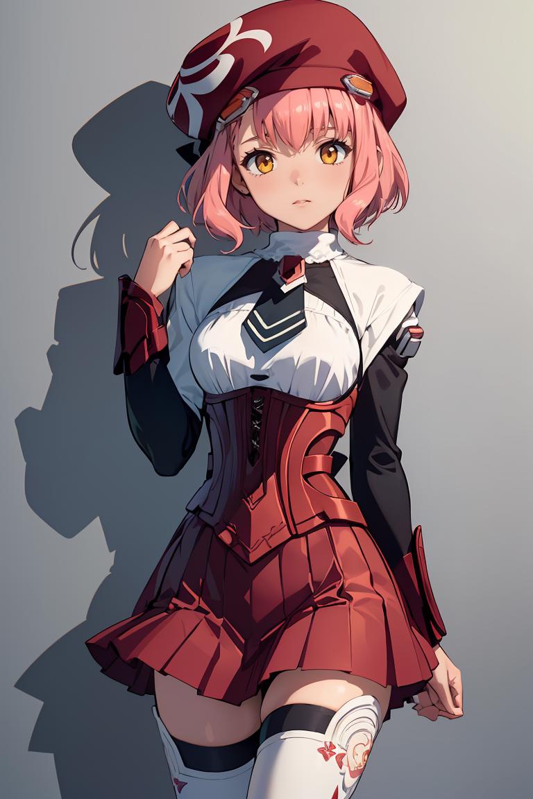 A close up of a person in a uniform with a hat - SeaArt AI