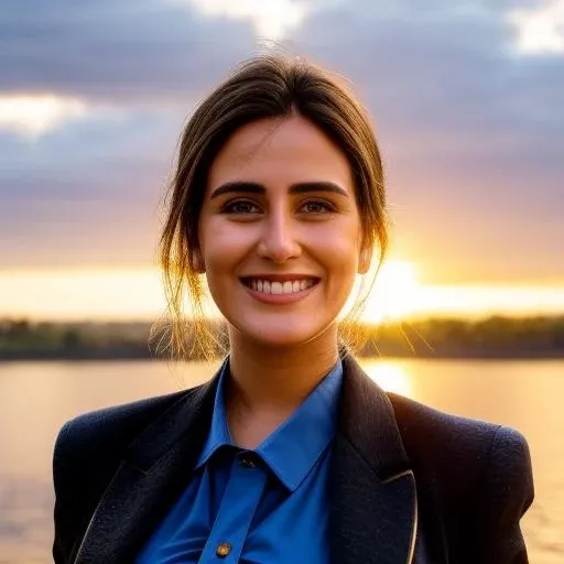 a photo of AM303_Nika_O, rpmnt smiling in blue shirt an black jacket in soft light, golden hour, upper body, hdr,
4k textures, natural skin texture, skin pores, intricate, highly detailed, sharp focus, insane details, intricate details, hyperdetailed, hyperrealistic <lora:add_detail:1> <lora:ripamonti_lora_V1-06:0.9>