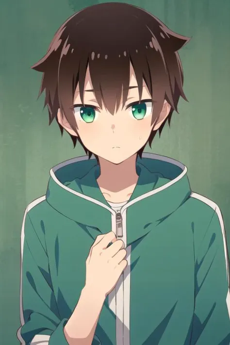 masterpiece, best quality, wallpaper, 1boy, solo, male focus, looking at viewer, upper body, , <lora:seri_koyuki:0.66>, seri_koyuki, brown hair, green eyes, , fairytale, HD