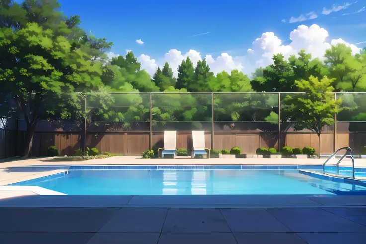 day,park, pool, park bench,