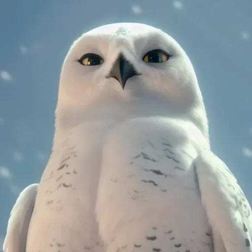 <lora:gahoole:0.5> owl, female, best quality, masterpiece, snowy owl, barran, cgi