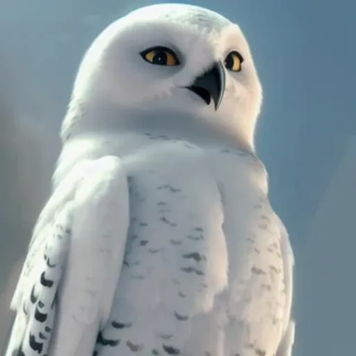 <lora:gahoole:0.5> owl, female, best quality, masterpiece, snowy owl, barran, cgi, full body, side view