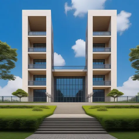 (masterpiece), best quality,8K,no humans, outdoors,
xuexiao,school,
building, day,blue sky,cloud,tree,grass,(stairs:0.8),window, <lora:ZSschoolV1.0-000049:0.3>