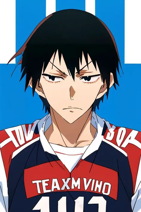 (best quality:1.1), (masterpiece:1.4), wallpaper, looking at viewer, , , anime coloring, (anime:1.4), 1boy, solo, male focus, <lora:yasutomo_arakita:0.88>, yasutomo_arakita, black hair, black eyes, , texan costume, dieselpunk,