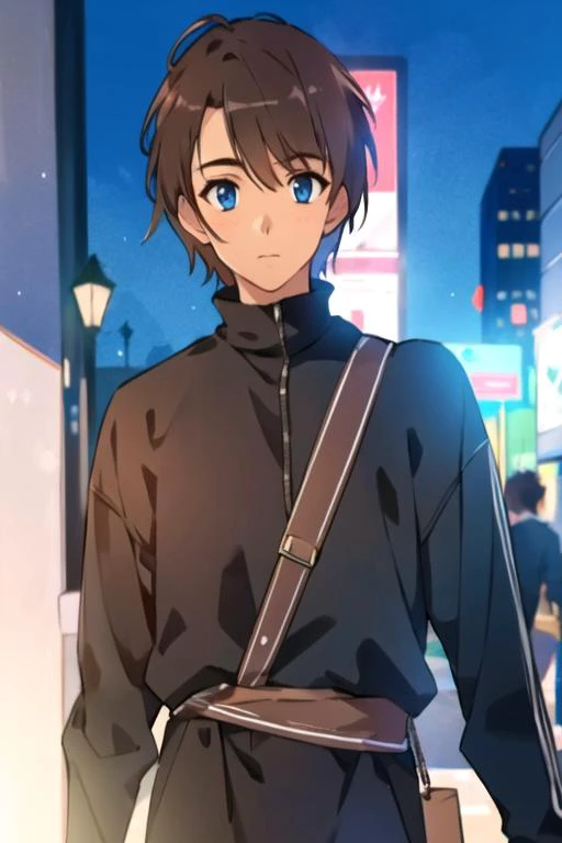 photorealistic, (4k), depth of field, (Masterpiece), (realistic skin texture), extremely detailed, intricate, hyper detailed, high resolution, professional photography, bokeh, depth of field, sharp detail, best quality, looking at viewer, 1boy, solo, male focus, <lora:junichi_nagase:0.9>, junichi_nagase, brown hair, blue eyes, short hair, dwarf costume, The Isle of the Dragon, 12k resolution