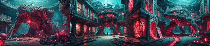 (otherworldly, otherworldly atmosphere, otherworldly appearance), highly insanely detailed, masterpiece, top quality, best quality, highres, 4k, 8k, RAW photo, ((ancient egyptian theme:1.2)), Hong Kong structure, structure, 
(mystical theme), mystical gatmosphere, arcane sanctuaries, otherwordly aura, 
(long_hair, long hair, random colors hair, glowing hair, hair over one eye, long messy hair), 
(eyelashes, eyeliner, eyeshadow, eyelashes, long eyelashes), 
collar, earrings, jewelry, necklace, armlet, 
tentacle, (underwater), nsfw, 
Homestay, Resort, Guest House, 
building, structure, still life, swirling energy, 
action pose, 
drunk, closed eyes, 
high-heels, 
abandoned building, shopping mall, overgrown with vegetation, [volumetric fog], cinematic lighting, colorful, 
1girl, solo, indoors, dungeon, <lora:VascularTech-20:0.9>, VascularTech, inner glow, bones, standing, medium shot, (body fur:1.3), (fluffy:1.3), (furry:1.3), (fantasy world)