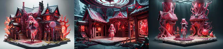 (otherworldly, otherworldly atmosphere, otherworldly appearance), highly insanely detailed, masterpiece, top quality, best quality, highres, 4k, 8k, RAW photo, ((ancient egyptian theme:1.2)), Hong Kong structure, structure, 
(mystical theme), mystical gatmosphere, arcane sanctuaries, otherwordly aura, 
(long_hair, long hair, random colors hair, glowing hair, hair over one eye, long messy hair), 
(eyelashes, eyeliner, eyeshadow, eyelashes, long eyelashes), 
collar, earrings, jewelry, necklace, armlet, 
tentacle, (underwater), nsfw, 
Homestay, Resort, Guest House, 
building, structure, still life, swirling energy, 
action pose, 
drunk, closed eyes, 
high-heels, 
abandoned building, shopping mall, overgrown with vegetation, [volumetric fog], cinematic lighting, colorful, 
1girl, solo, indoors, dungeon, <lora:VascularTech-20:0.9>, VascularTech, inner glow, bones, standing, medium shot, (body fur:1.3), (fluffy:1.3), (furry:1.3), (fantasy world)