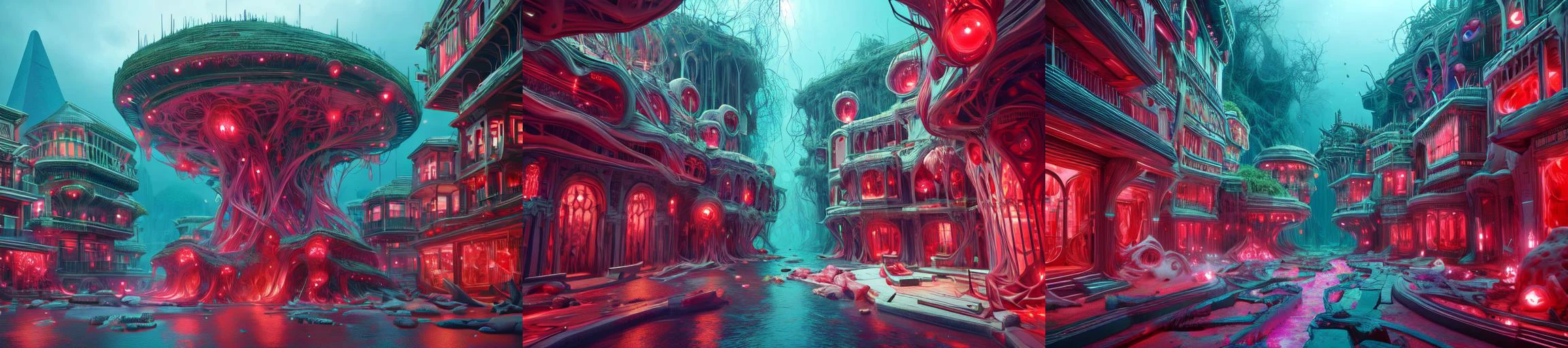 (otherworldly, otherworldly atmosphere, otherworldly appearance), highly insanely detailed, masterpiece, top quality, best quality, highres, 4k, 8k, RAW photo, ((ancient egyptian theme:1.2)), Hong Kong structure, structure, 
(mystical theme), mystical gatmosphere, arcane sanctuaries, otherwordly aura, 
(long_hair, long hair, random colors hair, glowing hair, hair over one eye, long messy hair), 
(eyelashes, eyeliner, eyeshadow, eyelashes, long eyelashes), 
collar, earrings, jewelry, necklace, armlet, 
tentacle, (underwater), nsfw, 
Homestay, Resort, Guest House, 
building, structure, still life, swirling energy, 
action pose, 
drunk, closed eyes, 
high-heels, 
abandoned building, shopping mall, overgrown with vegetation, [volumetric fog], cinematic lighting, colorful, 
1girl, solo, indoors, dungeon, <lora:VascularTech-20:0.9>, VascularTech, inner glow, bones, standing, medium shot, (body fur:1.3), (fluffy:1.3), (furry:1.3), (fantasy world)
