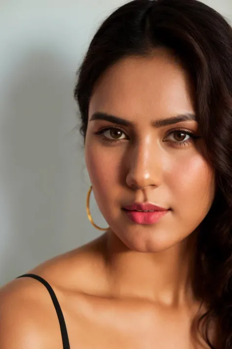 (SonGupLoRA1), RAW photo, face portrait photo of beautiful woman, cute face, (detailed face), (sharp image), wearing dress, (neutral facial expression), hard shadows, <lora:SonGupLoRA1_512x512-000002:1>, <lora:more_details:0.5>, <lora:epi_noiseoffset2:0.5>