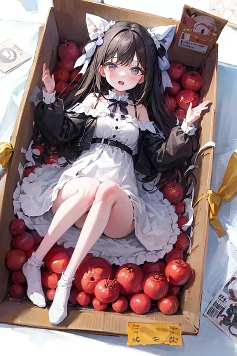 masterpiece,solo,1girl, <lora:DeliveryV1-000006:1.1>,in_box,