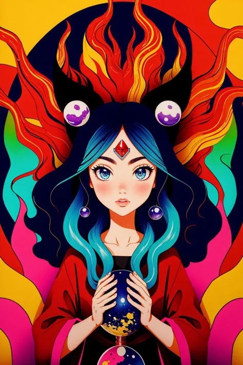 [by artist Jeremiah Ketner:by artist Dale Chihuly:hyperrealistic oil painting:0.2,0.4,0.8:bezier], a [knight in armor:anthropomorphic fox:powerful wizard:,0.15,0.85:catmull]