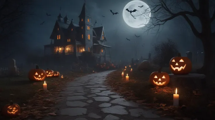 ambiance d'hallowween,