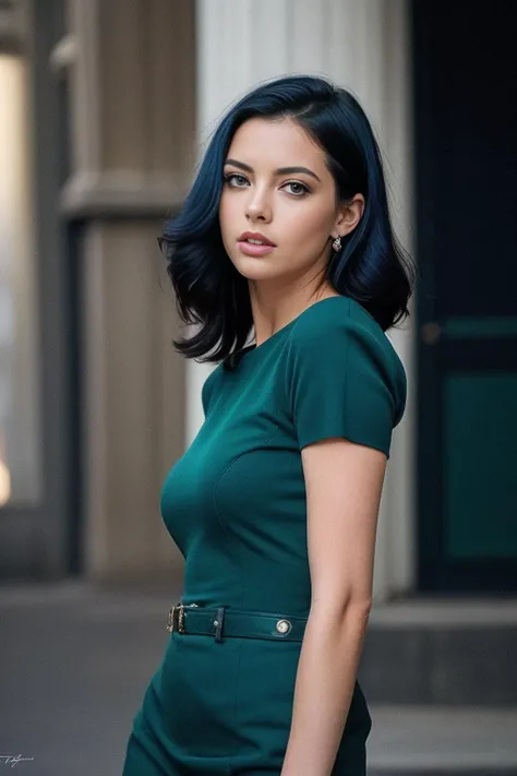 woman standing, solo, butler, dark blue hair, dark green eyes, detailed face, 
([Kate Upton|Elle Macpherson|Kate Beckinsale]:0.8), (puffy lips :0.9), 
masterpiece, professional, high quality, beautiful, amazing, art deco, 
ArtStation, Buruma, rich, photoshoot, 4k, realistic, detailed background, 
boring, real life, by Alex Toth, by Saul Steinberg,