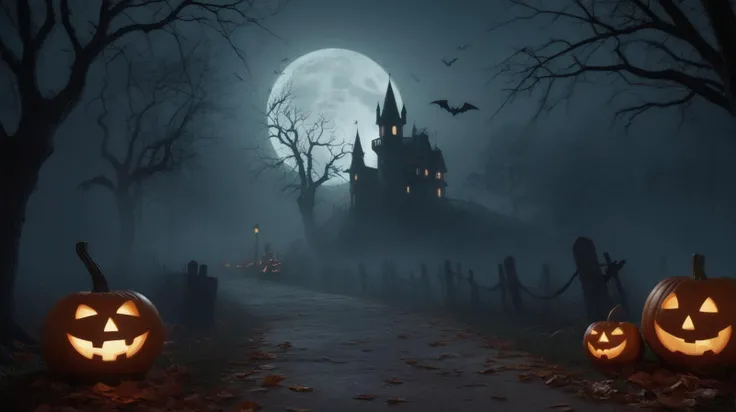 ambiance d'hallowween,