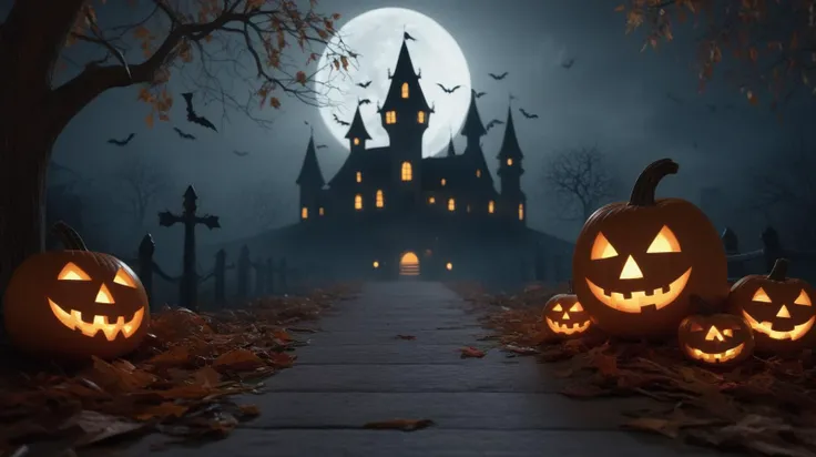 ambiance d'hallowween,