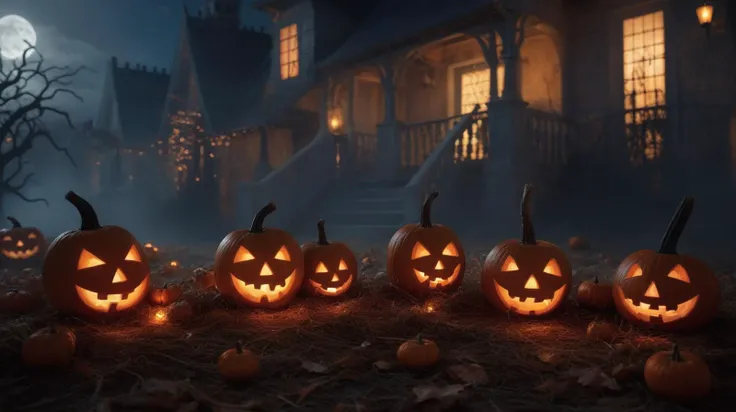 ambiance d'hallowween,