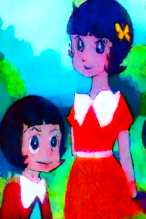 (instantly-flawlessly-outstanding-overtweaked-detailed-perfect) (impressively-flawless-accurate-human-external-anatomy-perfect) (original-style, original-style-accurate, original-style-perfect, anime-style, anime-style-accurate, anime-style-perfect, mixed-style, mixed-style-accurate, different-styles, different-styles-accurate)  outdoors in nature  ( <lora:can trigger -Meg Kanzaki (Witch girl Meg-chan)-:1> <lora:sarutobi -etsuko sarutobi-:1>can instantly standing next to child-sarutobi, 2girls)
