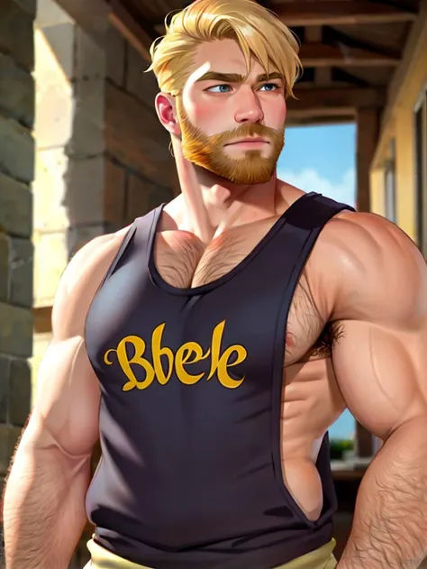 blond hairy man wearing a tank top <lora:Stringer_v5-000029:0.85>