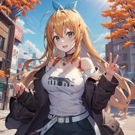 Best quality, 1 girl, blonde hair, cat ears, (huge breasts:1.1), sailor's suit, black skirt, cute