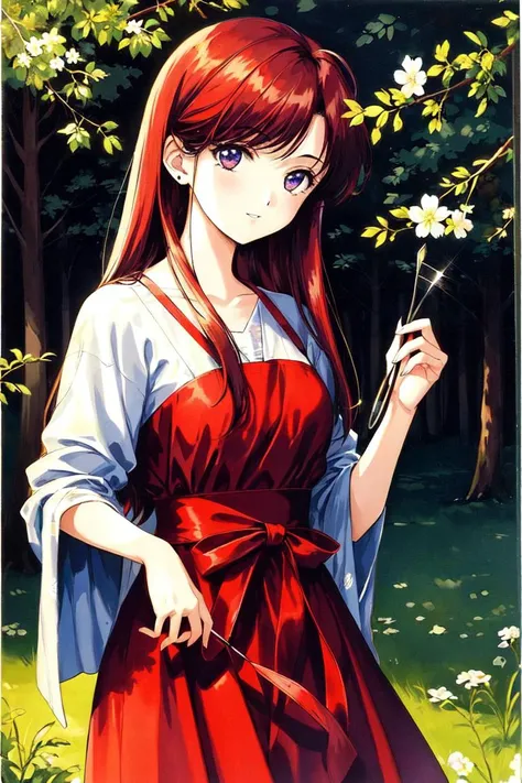 masterpiece, best_quality, 1girl, solo, takada akemi, painting \(medium\), retro artstyle, 1980s \(style\),