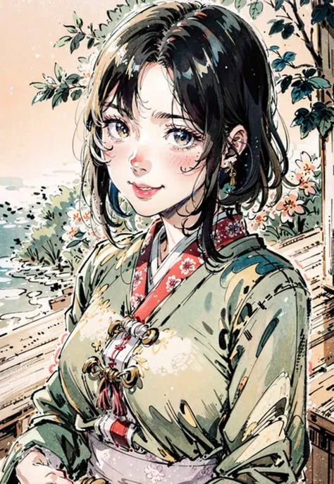 (ultra high res,photorealistic,realistic,best quality,photo-realistic),
(high detailed skin,visible pores),(real person,photograph),
(8k, raw photo, best quality, masterpiece)

BREAK

(1 girl:1), (upper body),(smile),short hair,(hanfu),(ecchi0.5), (trees:0.5), (flowers:0.6) ,(wooden house:0.2),(bamboo forest:0.2),(creek:0.2),(river:0.2), Shinomiya Kaguya, Shinomiya Kaguya's Style,