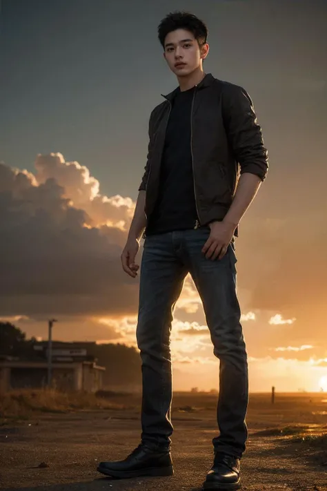 (best quality:1.4),(masterpiece:1.4),(photorealistic:1.4),(Realistic:1.2),(ultra high res, raw photo:1.4),(hdr, hyperdetailed:1.2),(8K:1.2),cinematic photo 1boy,standing,