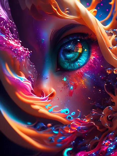 (Extremely detailed CG unified 8k wallpaper, masterpiece, best quality, ultra-detailed, best shadows), ((cinematic light)), colorful, ultra-detailed, dramatic light, (intricate details), high contrast , the best lighting, (the work of a master), bold, dramatic,
Negative space, cinematic lights, light background, [(white background:1.3)::5], ((beautifully detailed colorful splash art:1.4)), translucent glass