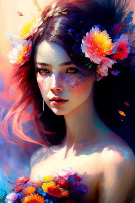 Female in a fantasy world, Fluid brushwork, Bright colors, Emphasis on light and atmosphere, realism, impressionism, Post-impressionism, light and color, attention to detail, by master of portraiture, by master of realism,,
(realism:1.2) and (naturalism:1.2), (impressionistic:1.2) brushwork, (portraiture:1.2) and (figurative:1.2) focus, (play of light and shadow:1.2), (elegant compositions:1.2) and (balanced:1.2) arrangements, (rich color palette:1.2) and (bold:1.2) use of color, and (masterful technique:1.2) with (attention to detail:1.2),,