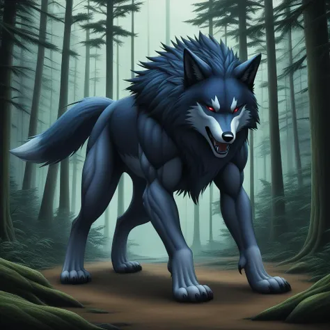 rating_sfw, source_ANIME, score_9_ferocity, feral 1boy, (eyes:1.25) ablaze with wild ferocity, rugged wilderness attire (attire:1.1), untamed forest backdrop, aura of a lone wolf, muscles tensed, ready for the hunt, primal energy emanating, hair disheveled yet striking.
