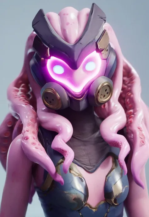 score_9, score_8_up, score_7_up, score_6_up, huntress-dh BREAK <lora:Huntress_Subverse_PDXL:0.7>
portrait, small breasts, helmet, mask, glowing eyes, tentacle hair, monster girl, pink skin, colored skin, sci-fi armor, science fiction