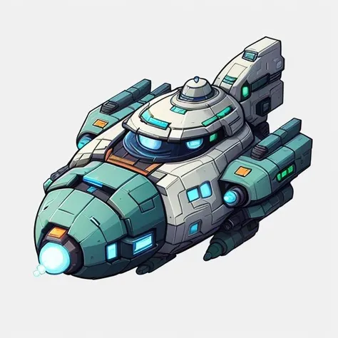 skull spaceship, simple background  <lora:CuteSpaceship:1.5>