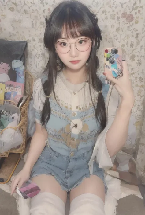 best quality, master piece
<lora:doll4:0.8>1 girl,glasses